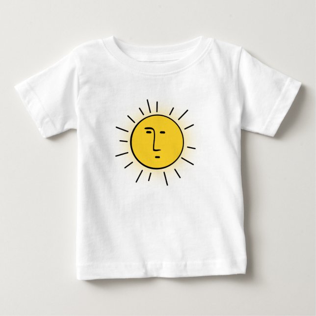 T-shirt Pour Bébé Soleil (Devant)