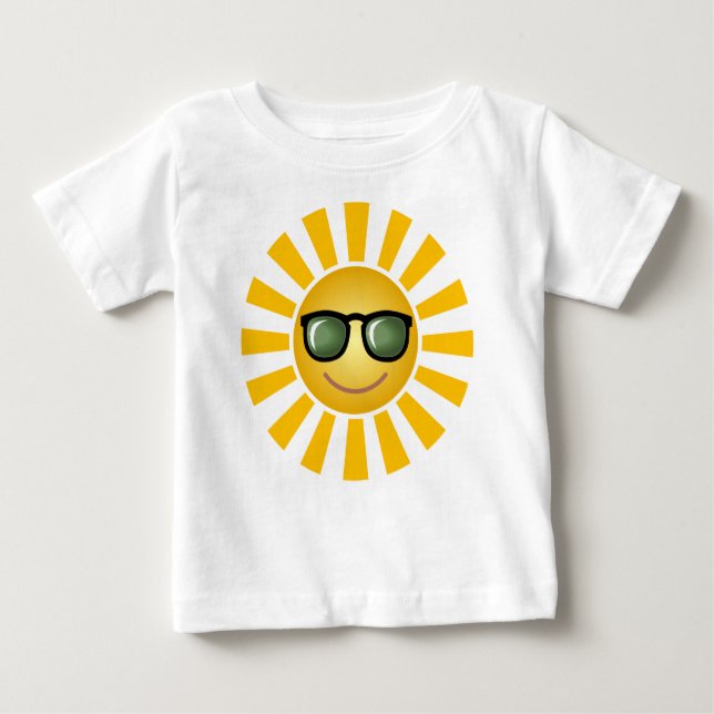 T-shirt Pour Bébé Soleil (Devant)