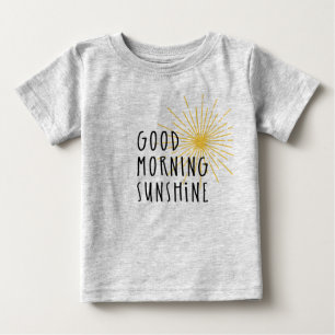 T-shirt Pour Bébé Soleil bonjour
