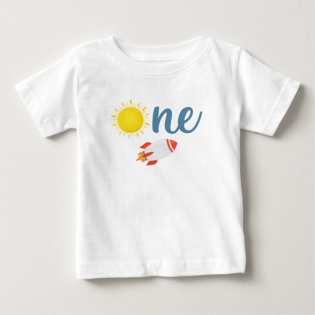 T-shirt Pour Bébé Soleil de l'espace extra-atmosphérique première ch (Devant)