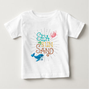 T-shirt Pour Bébé Soleil de mer