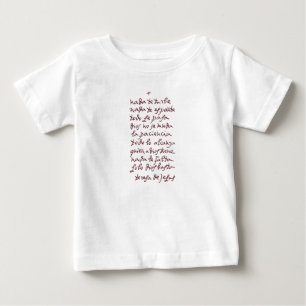 T-shirt Pour Bébé Solo Dios basta (Ne vous inquiétez pas)
