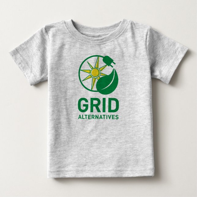 T-shirt Pour Bébé Solutions de rechange au système GRID (Devant)