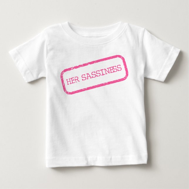 T-SHIRT POUR BÉBÉ "SON BAGOUT"  (Devant)
