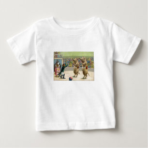 T-shirt Pour Bébé Sonnerie de singe et cochons de cirque
