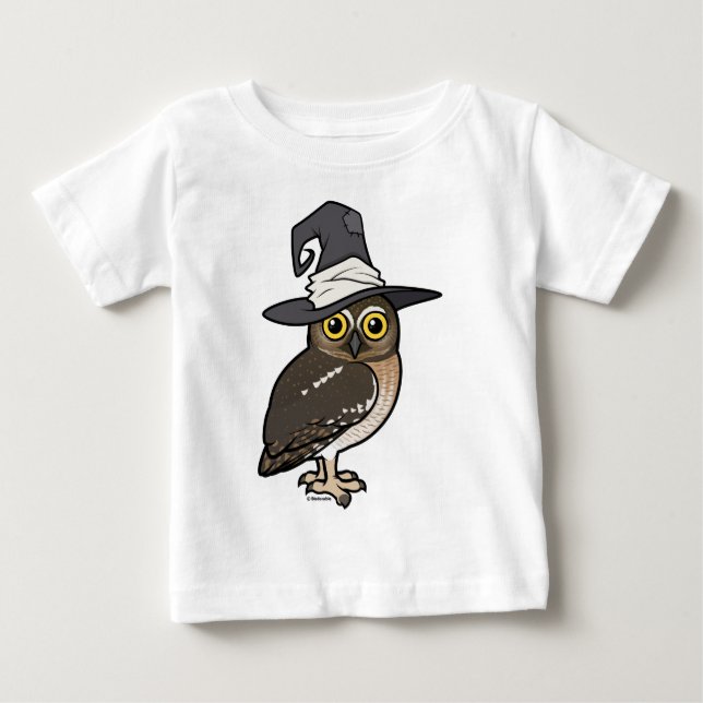 T-shirt Pour Bébé Sorcière de hibou de Birdorable Elf (Devant)