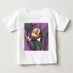 T-shirt Pour Bébé Sortez et chantez ! (Carré, Pas de mots)