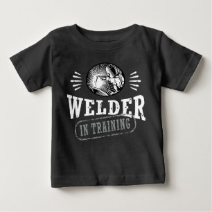 T-shirt Pour Bébé Soudeur En Formation