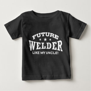 T-shirt Pour Bébé Soudeur Futur Comme Mon Oncle