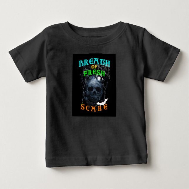 T-shirt Pour Bébé Souffle De Peur Fraîche (Devant)