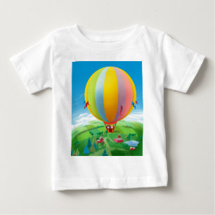 T-shirt Pour Bébé Soufflement dans le vent