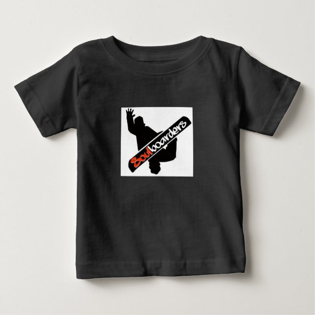 T-shirt Pour Bébé Soulboarder baby-toddler maillot de baseball (Devant)