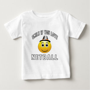 T-shirt Pour Bébé Sourire si vous aimez le Netball.