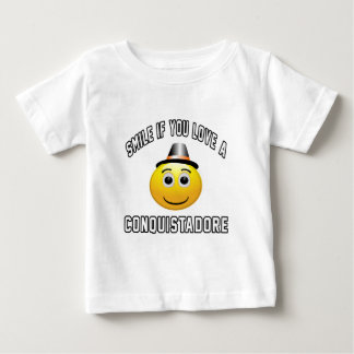 T-shirt Pour Bébé sourire si vous aimez un Conquistadore.