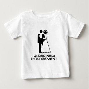 T-shirt Pour Bébé Sous la nouvelle direction mariée