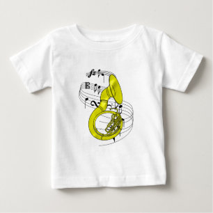 T-shirt Pour Bébé Sousaphone