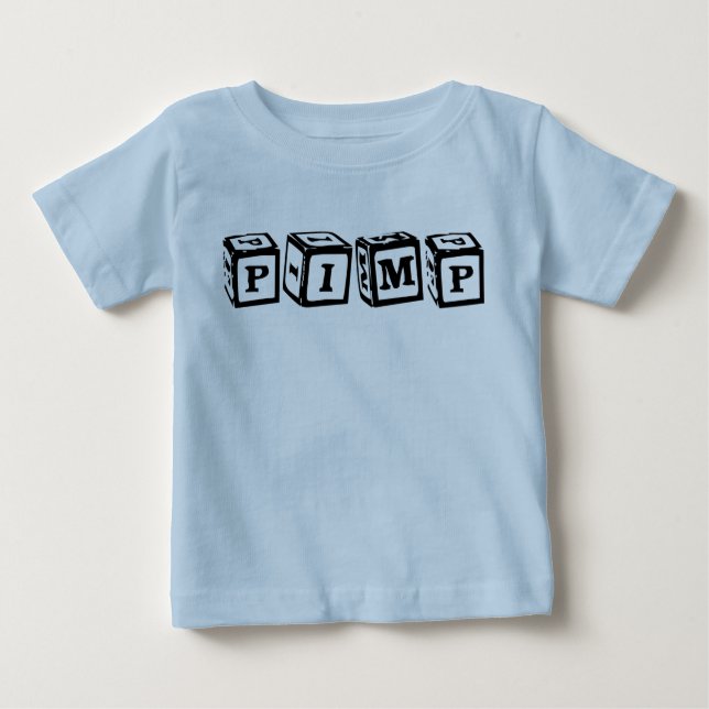 T-shirt Pour Bébé souteneur de bébé (Devant)