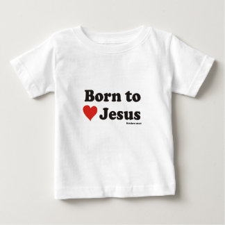 T-shirt Pour Bébé Soutenu pour aimer Jésus