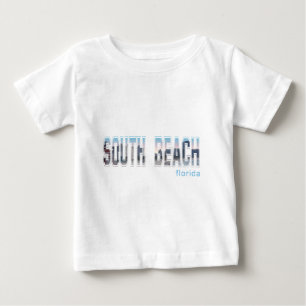 T-shirt Pour Bébé South Beach, Vue Floride