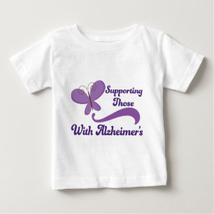 T-shirt Pour Bébé Soutien de ceux avec Alzheimers