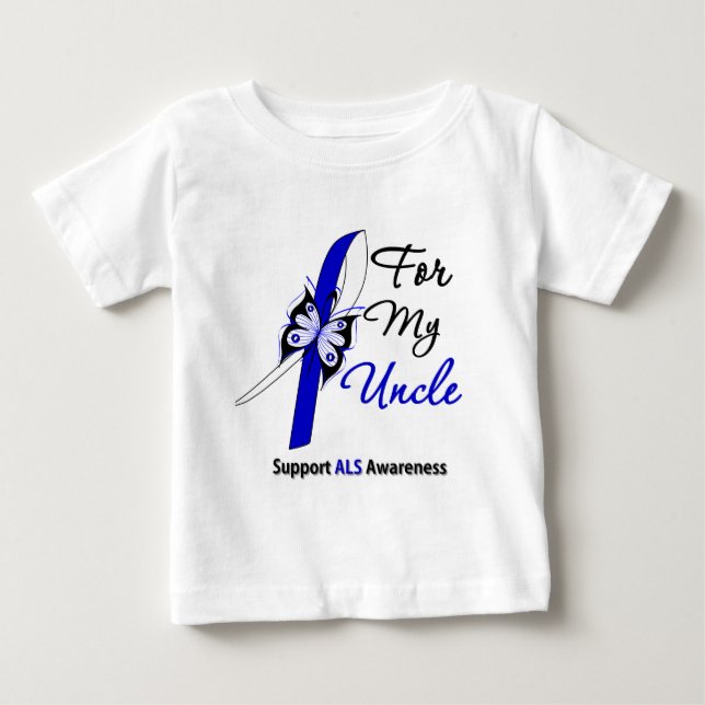 T-shirt Pour Bébé Soutien de SAL de mon oncle (Devant)