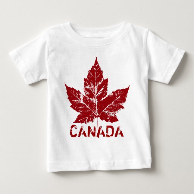 T-shirt Pour Bébé Souvenir de Maple Leaf (Devant)