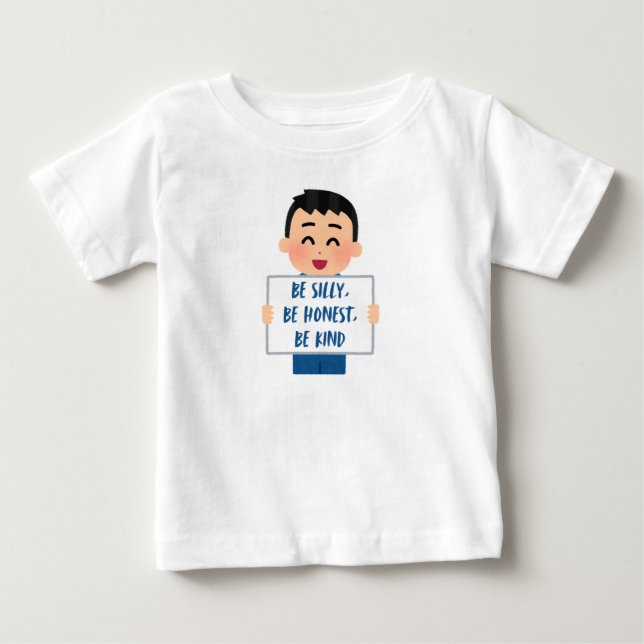 T-shirt Pour Bébé Soyez gentil (Devant)