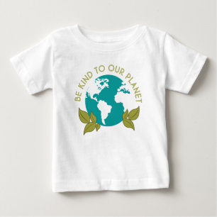 T-shirt Pour Bébé Soyez Gentils Avec Notre Planète