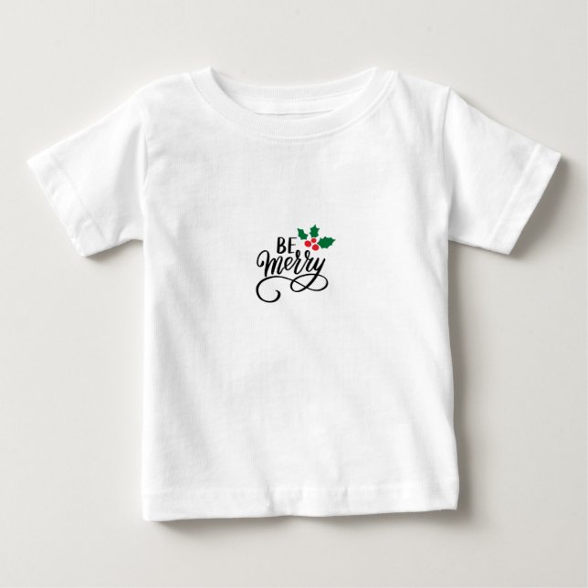 T-shirt Pour Bébé Soyez Joyeux (Devant)