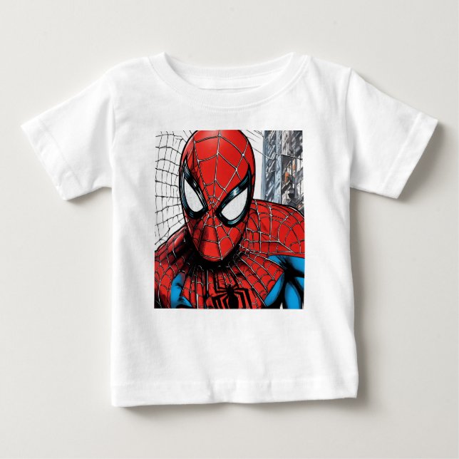 T-shirt Pour Bébé "Spectacle de style Spidey" (Devant)