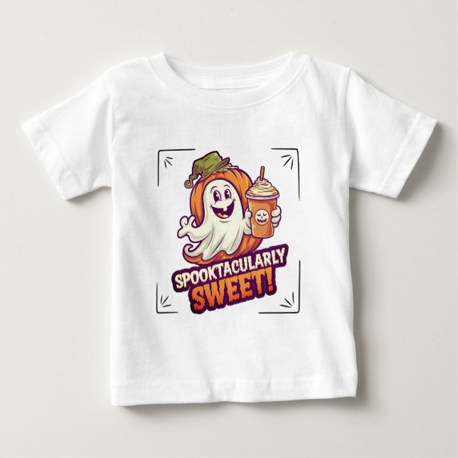T-shirt Pour Bébé Spectaculairement doux. (Devant)
