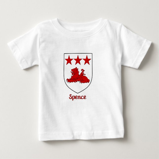 T-shirt Pour Bébé Spence Family Shield (Devant)