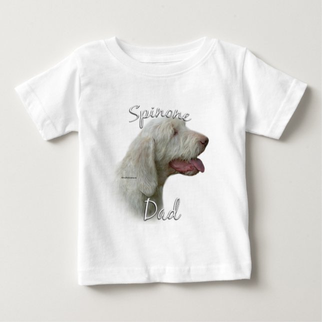 T-shirt Pour Bébé Spinone Italiano Papa 2 (Devant)
