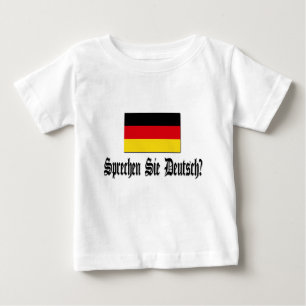 T-shirt Pour Bébé Sprechen Sie Allemand ?