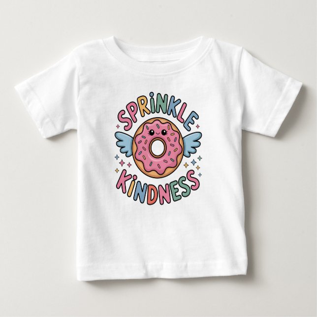 T-shirt Pour Bébé Sprinter la gentillesse | Donut (Devant)