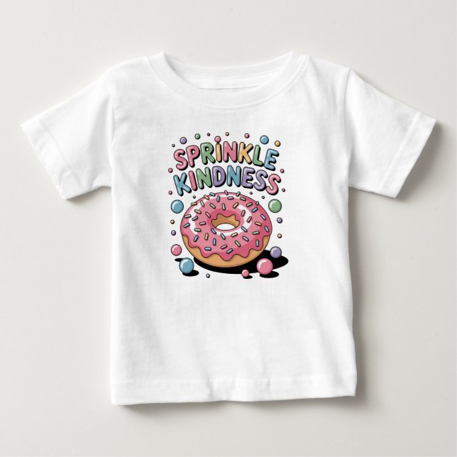 T-shirt Pour Bébé Sprinter la gentillesse | Donut (Devant)