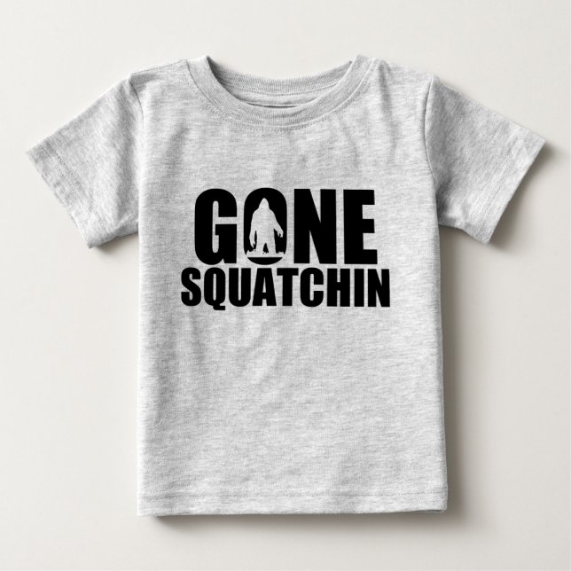 T-shirt Pour Bébé Squatchin-Nourrisson allé (Devant)