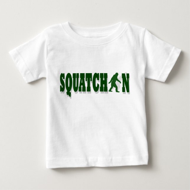 T-shirt Pour Bébé Squatchine (Devant)