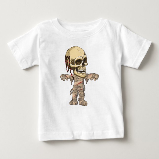 T-shirt Pour Bébé Squelette Maternité, Dancing Skeleton (Devant)