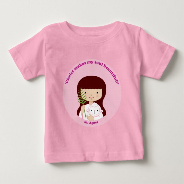 T-shirt Pour Bébé St. Agnes (Devant)