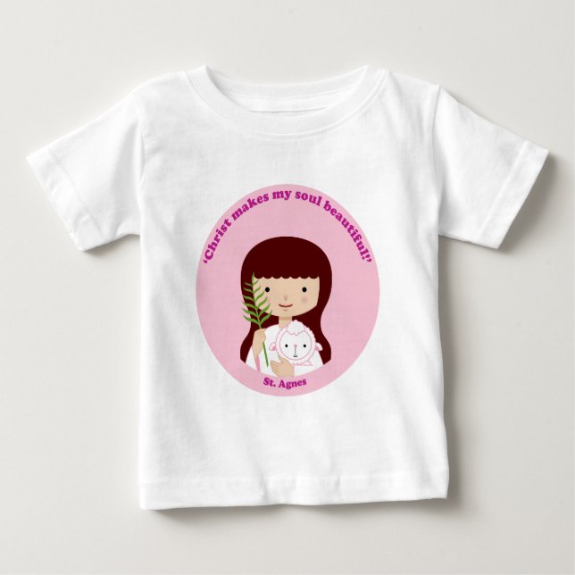 T-shirt Pour Bébé St Agnès (Devant)