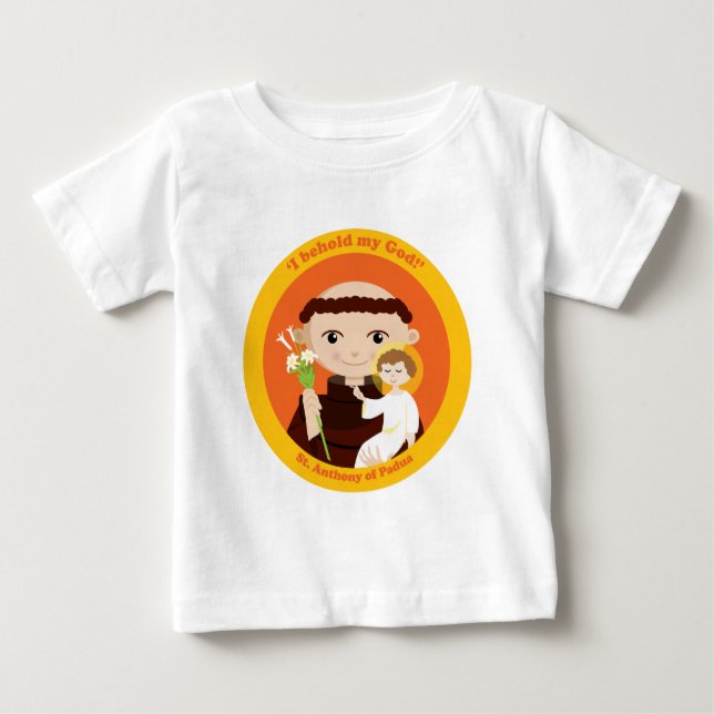 T-shirt Pour Bébé St Anthony de Padoue (Devant)