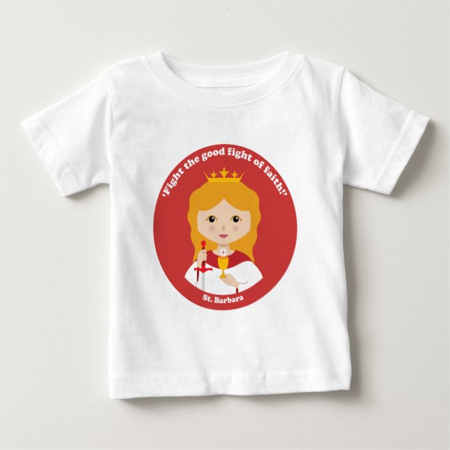 T-shirt Pour Bébé St. Barbara (Devant)