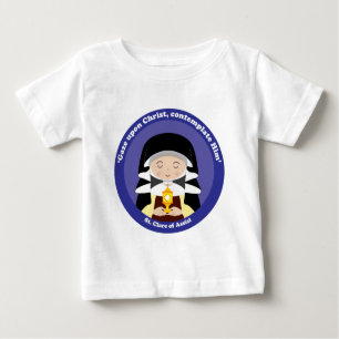 T-shirt Pour Bébé St Clare d'Assisi