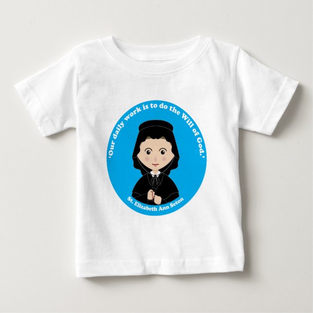 T-shirt Pour Bébé St. Elizabeth Ann Seton (Devant)
