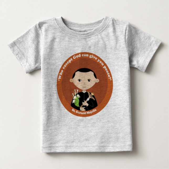 T-shirt Pour Bébé St. Gerard Majella (Devant)