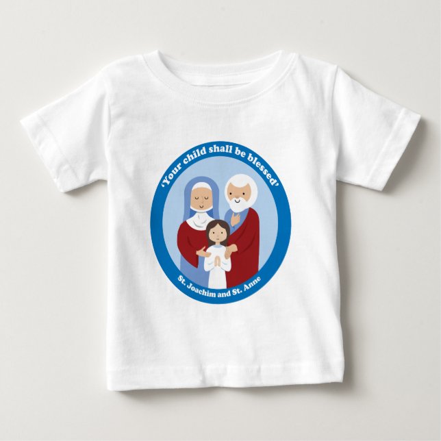 T-shirt Pour Bébé St. Joachim et Sainte-Anne (Devant)