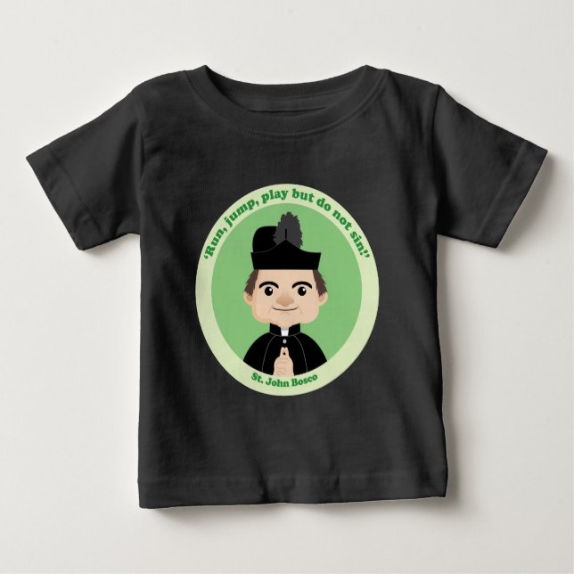 T-shirt Pour Bébé St. John Bosco (Devant)