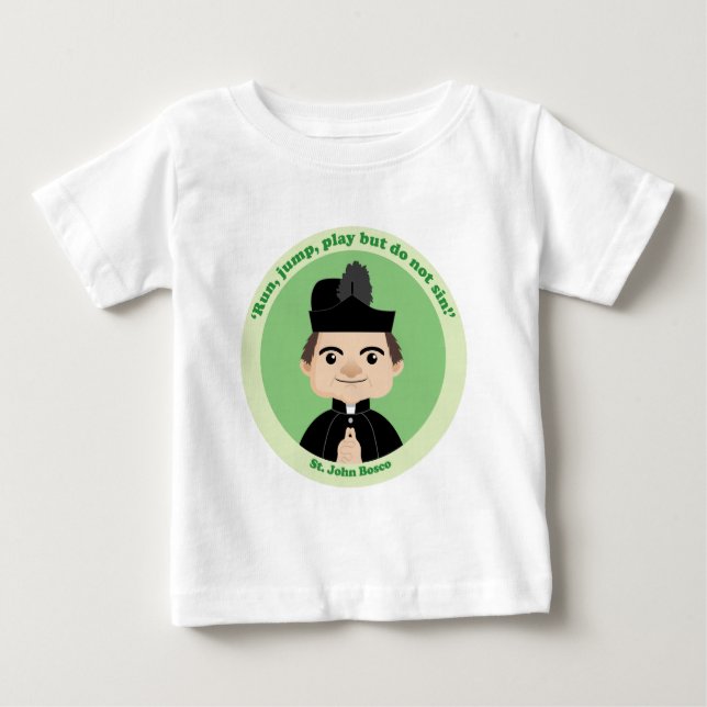 T-shirt Pour Bébé St. John Bosco (Devant)