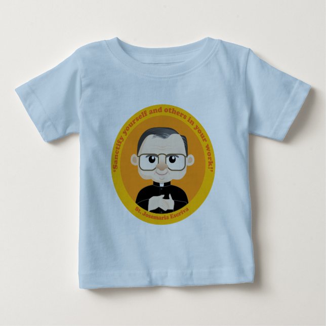 T-shirt Pour Bébé St. Josemaria Escriva (Devant)
